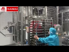 عربة الدرج خط إنتاج خبز المخبز الهامبرجر الخبز المحمص كعكة الكوب الخبز الدنماركي