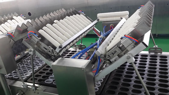 PLC Control 1000kg/h Mufffin Automatic Cake Production Line