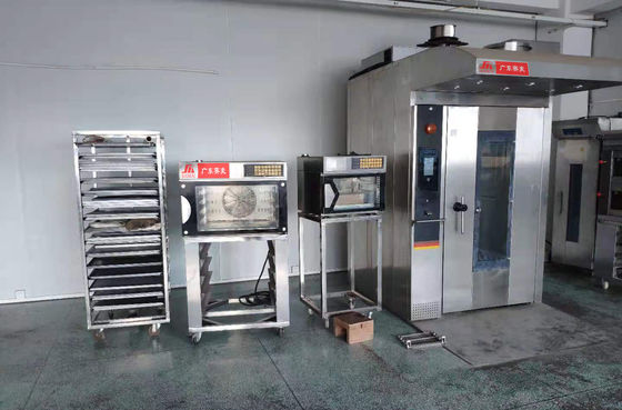 SUS304 16 Trays 64 Trays Gas Convection Bakery Rack Ovens