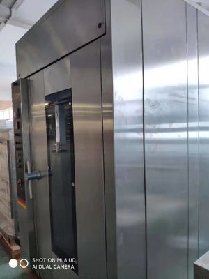 Stainless Steel 32 Pans Capcity 380V Gas Rotary Rack Oven