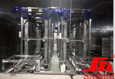 Dough Fermentation Continuous Multi Step Bread Proofer Machine