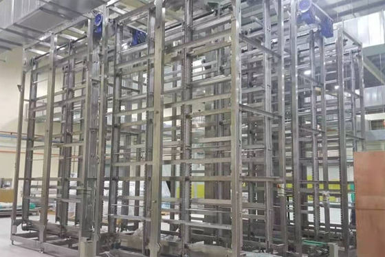 Dough Fermentation Continuous Multi Step Bread Proofer Machine