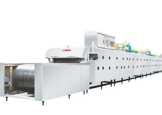 50 * 50 زاوية فولاذية 380 فولت 50 هرتز بسكويت كرواسون فرن كهربائي نفق